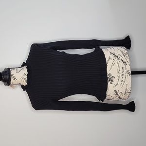 BCBGeneration black ribbed turtleneck